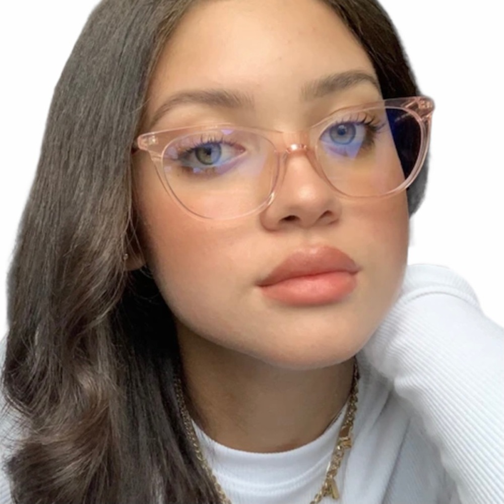 DIFF Jade Bluelight Glasses Melon Crush Frames